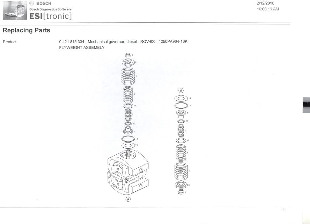 P7100 Injection Pump and Governor Assembley Diagram Page 2 Dodge